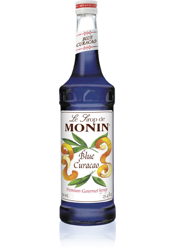 MONIN Gourmet Flavorings Blue Curacao (Curazao Azul) 750 ml