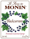 MONIN Gourmet Blackurrant (Grosella) 750 ML