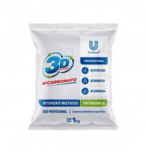 Detergente Polvo Multiusos 3D Profesional x1kg
