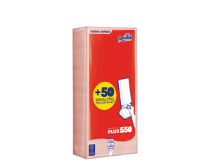 Familia Famitex Servilletas Café plus 14 x 24 550 Unidades