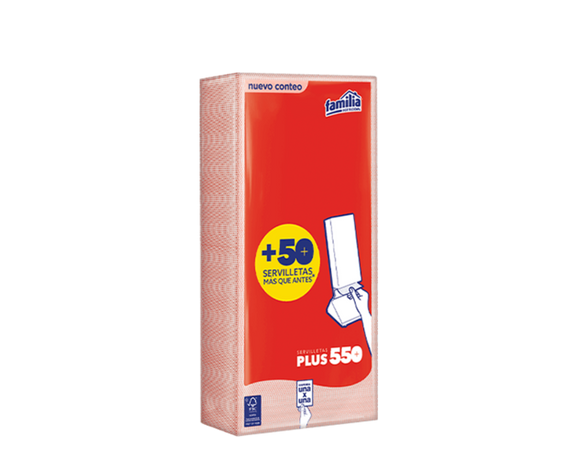 Familia Famitex Servilletas Café plus 14 x 24 550 Unidades