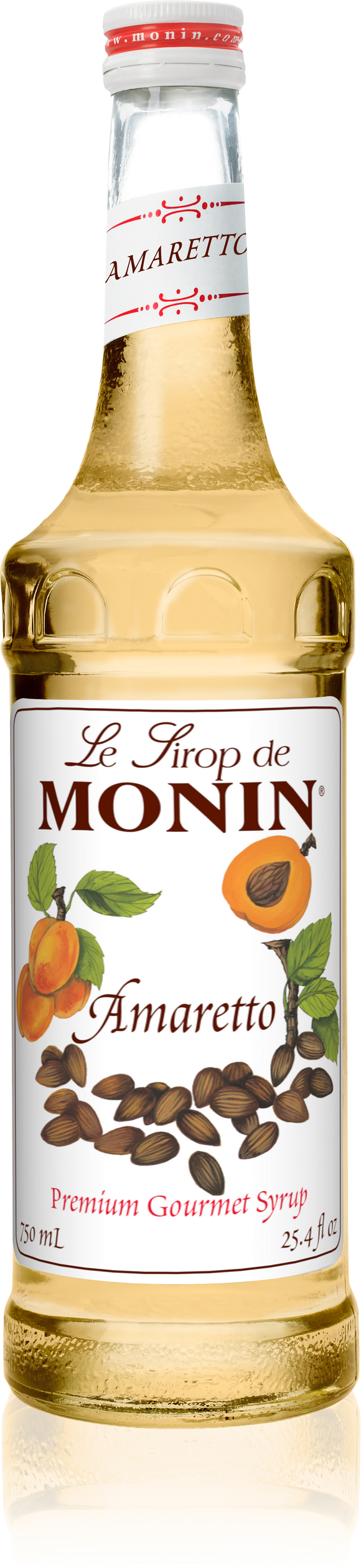MONIN Gourmet Flavorings Amaretto (Albaricoque y Almendras) 750 ml