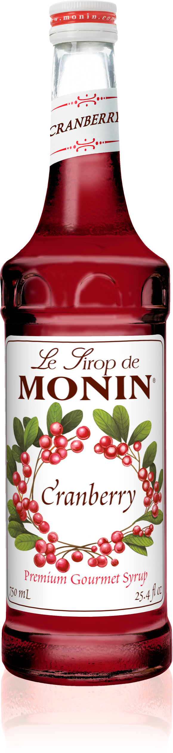 MONIN Gourmet Flavorings Cranberry (Arándano Rojo) 750 ml