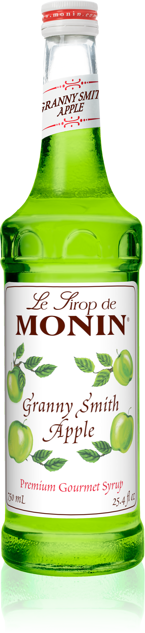 MONIN Gourmet Flavorings Granny Smith Apple (Manzana Verde de la Abuela Smith) 750 ml