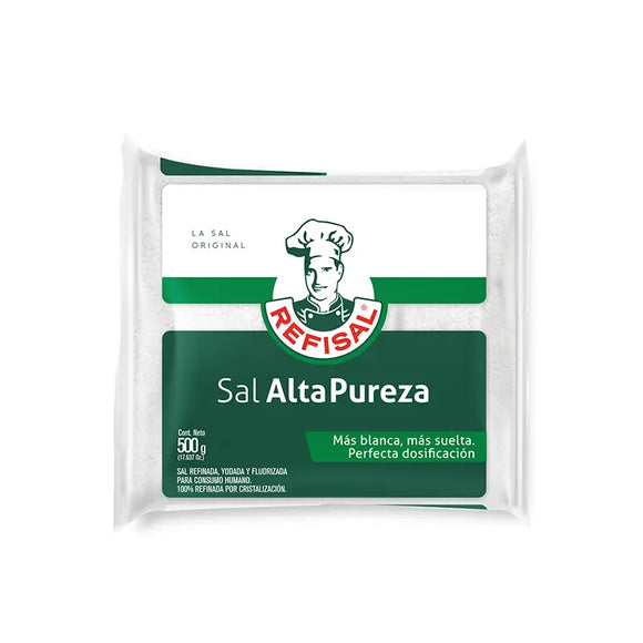 Sal Refisal Alta Pureza en bolsa