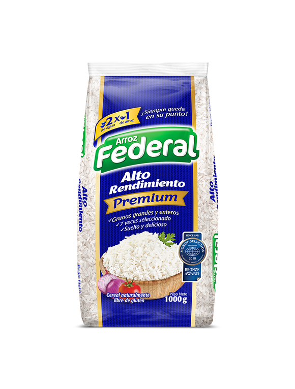 Arroz Federal Alto Rendimiento x 1 kg