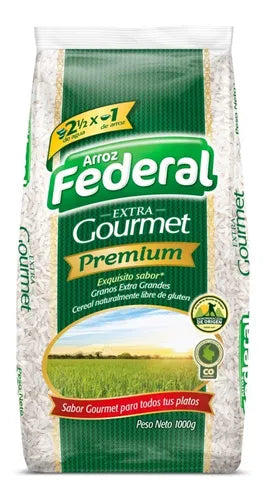 Arroz Federal Extra Gourmet x 1 kg