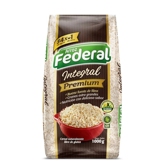 Arroz Federal Integral x 1 kg