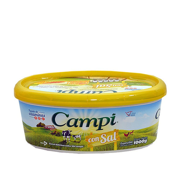 Team Foods Campi Margarina con sal 1000 gramos