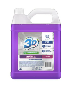 Limpiador de pisos 3D Multiusos x 4 Lt