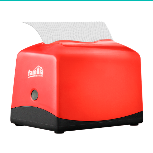 Familia Dispensador Servilletas plus rojo para 100 Unidades 1 Unidad