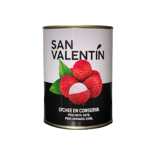 San Valentín Lychee en conserva x567g Drenado 255g