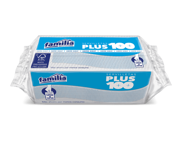 Familia Famitex Servilletas Blancas plus 100 Unidades