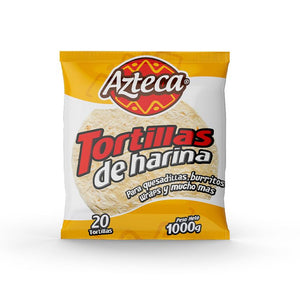 Tortilla de Harina Azteca Institucional 20u de 21cm x 1000 g