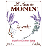 MONIN Gourmet Flavorings Lavender (Lavanda) 750 ml