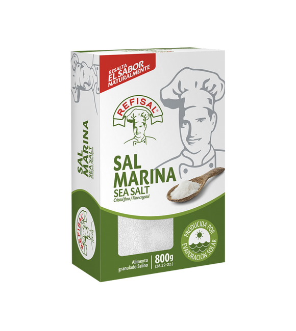 Sal Marina Refisal Alta Pureza en caja