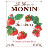 MONIN Gourmet Flavorings Strawberry (Fresa) 750 ml