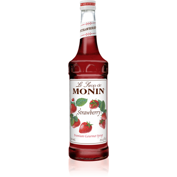MONIN Gourmet Flavorings Strawberry (Fresa) 750 ml